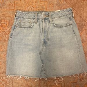 H&M denim mini skirt